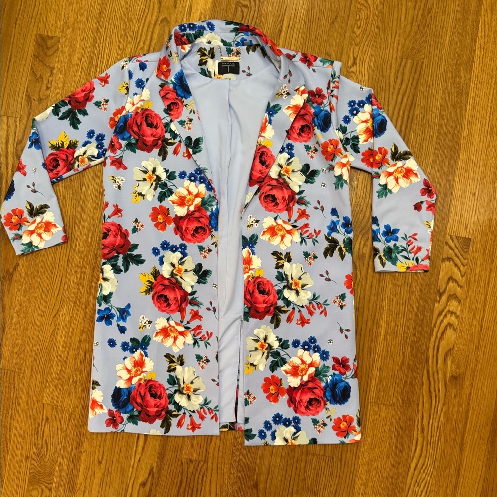 Tahiti long floral jacket